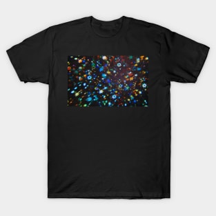 Holographic stars photographed through a prism T-Shirt